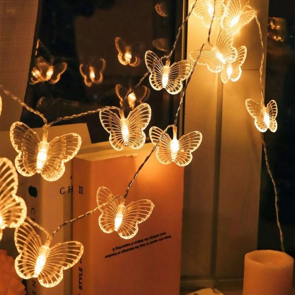 20 LED Butterfly String Light UK