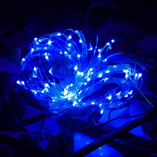 40LED Copper Wire String Light - Blue UK