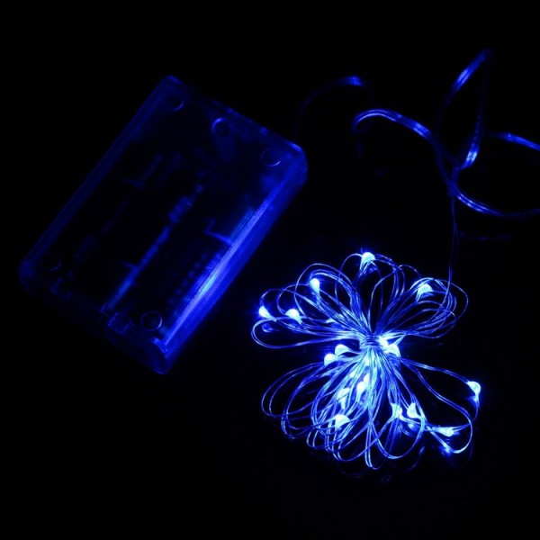 40LED Copper Wire String Light - Blue UK