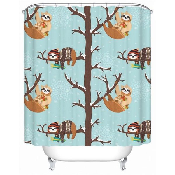 Space Sloth - Print Shower Curtain UK