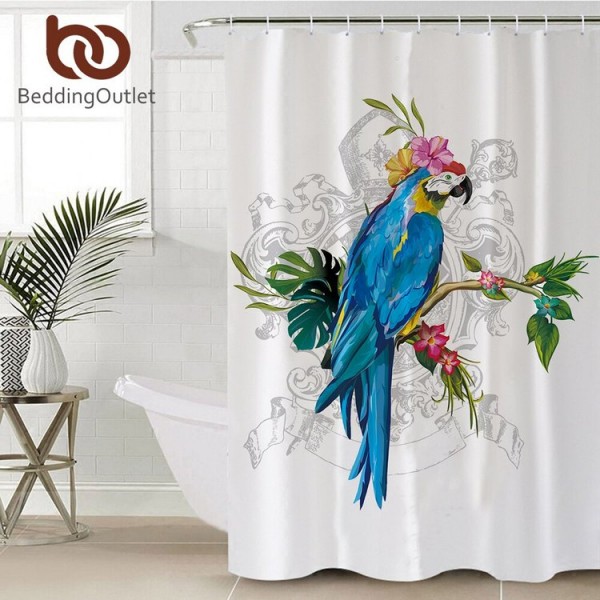Macaw - Print Shower Curtain UK