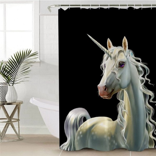 Unicorn - Print Shower Curtain UK