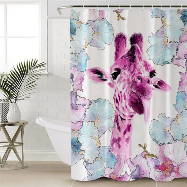 Giraffe - Print Shower Curtain UK