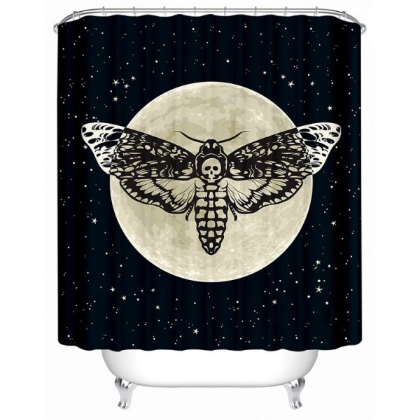 Gothic Skull - Print Shower Curtain UK