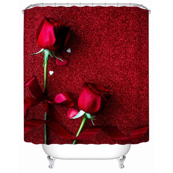 Colorful Roses - Print Shower Curtain UK