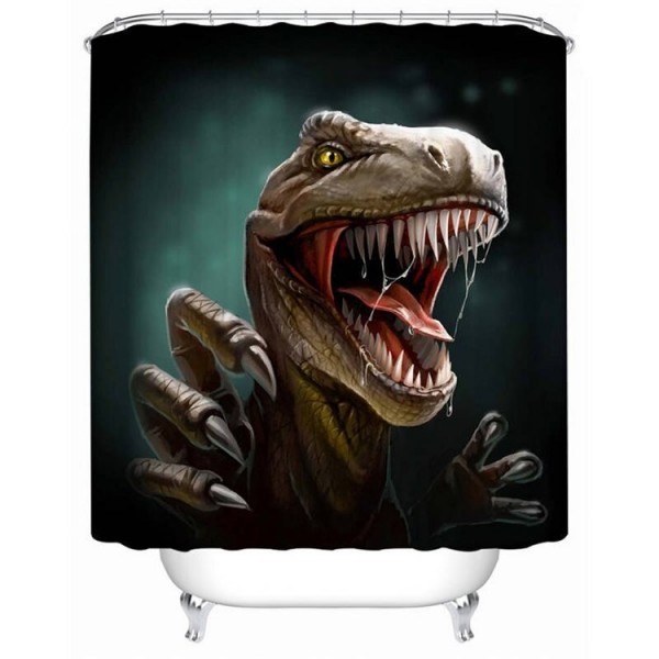 Dinosaur 2 - Print Shower Curtain UK