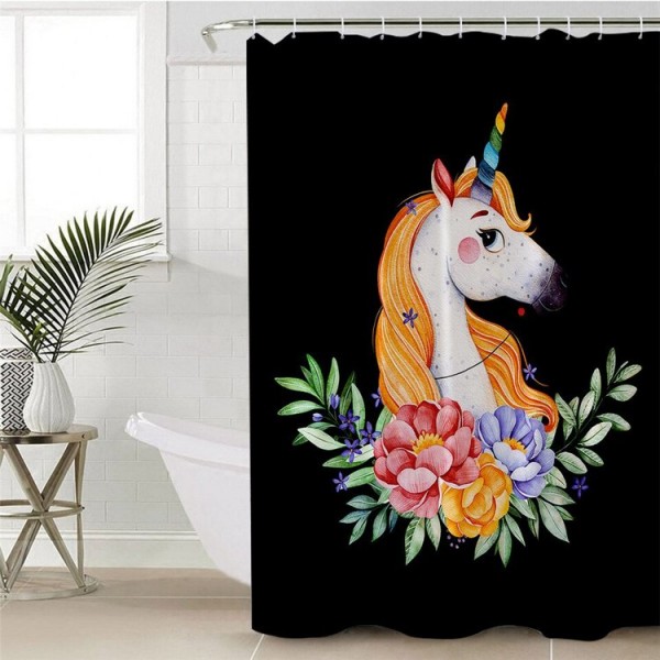 Unicorn - Print Shower Curtain UK