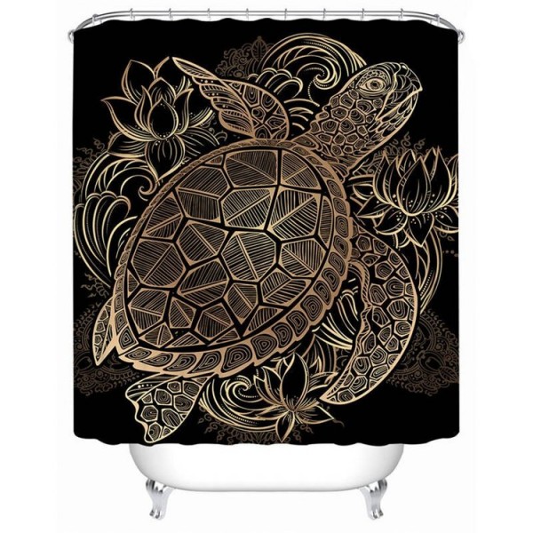 Sea Turtle - Print Shower Curtain UK