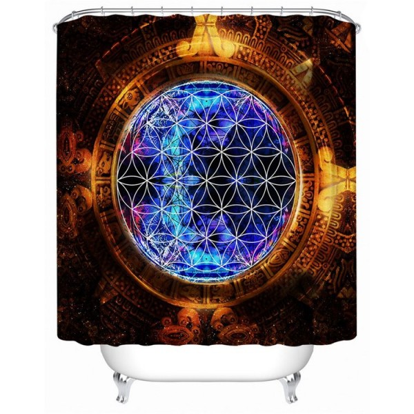 Flower of Life - Print Shower Curtain UK