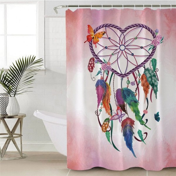 Boho Dreamcatcher - Print Shower Curtain UK
