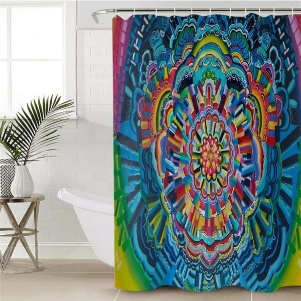 Colorful Roses - Print Shower Curtain UK