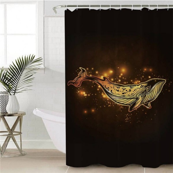 Golden Fox - Print Shower Curtain UK