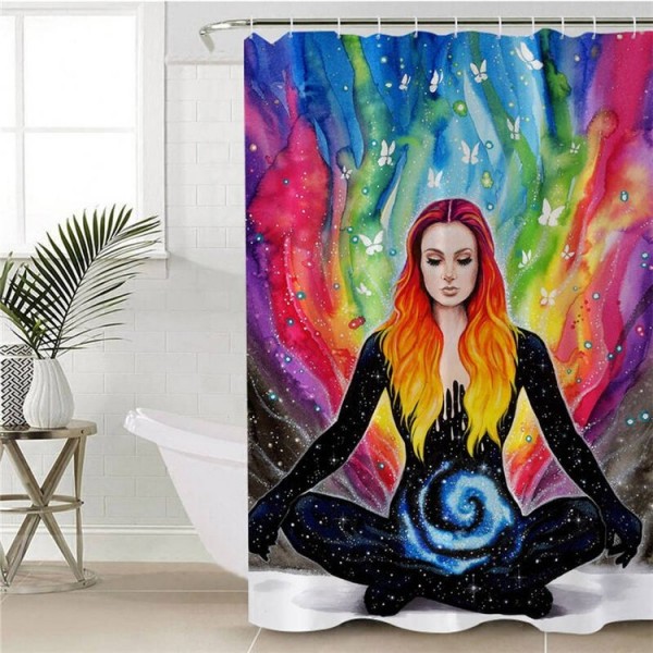 Meditation - Print Shower Curtain UK