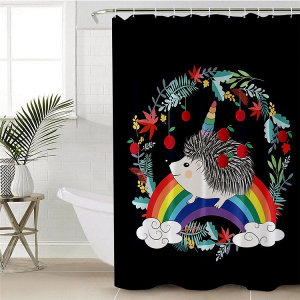 Hedgehog - Print Shower Curtain UK