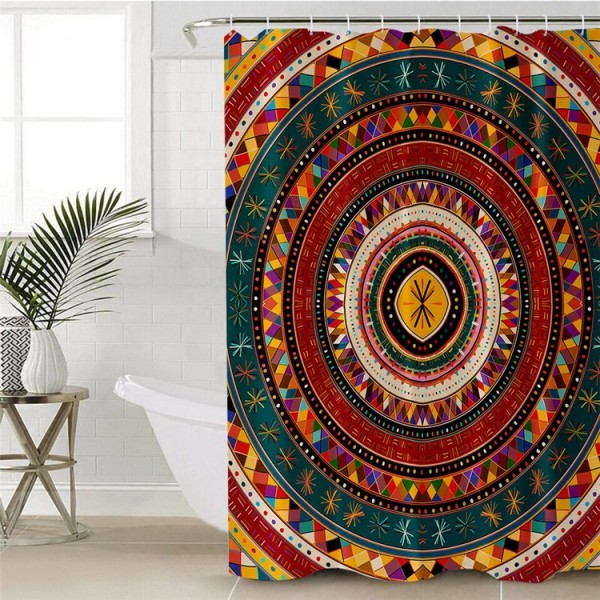 Mandala - Print Shower Curtain UK
