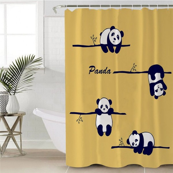 Panda - Print Shower Curtain UK