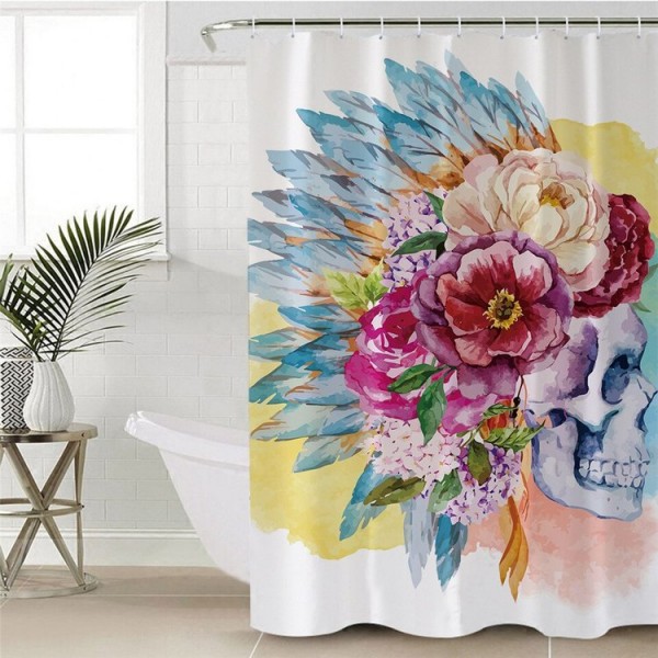 Sugar Skull - Print Shower Curtain UK