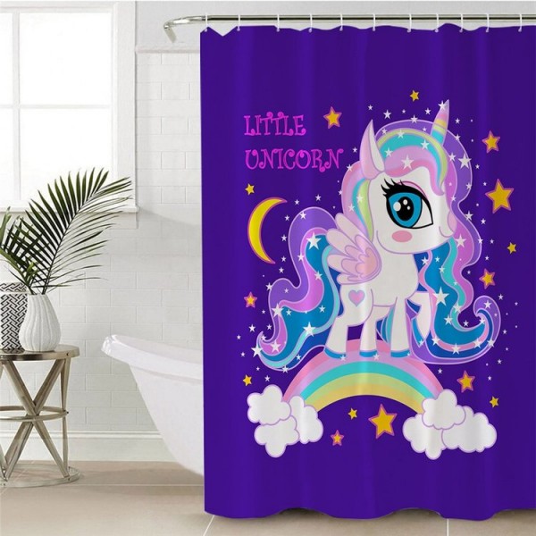 Unicorn - Print Shower Curtain UK