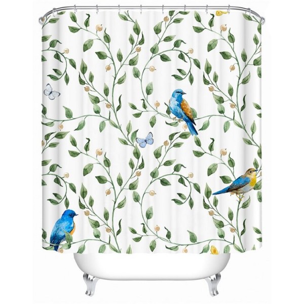 Birds - Print Shower Curtain UK