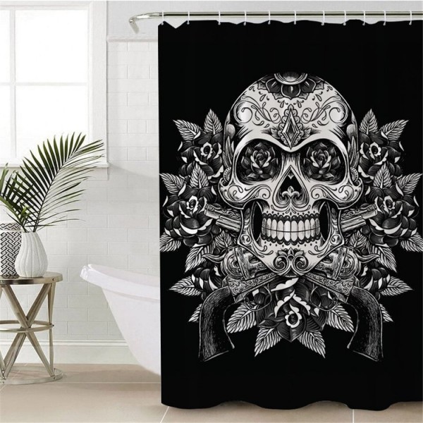 Sugar Skull - Print Shower Curtain UK