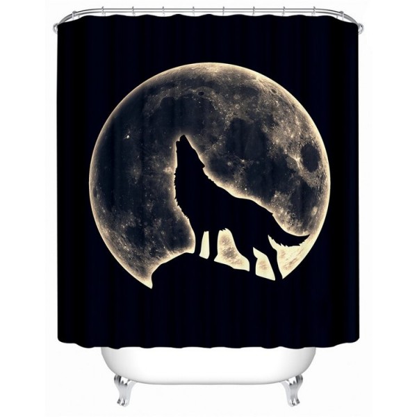Wolf - Print Shower Curtain UK