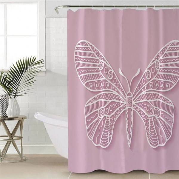 Flying Butterflies - Print Shower Curtain UK