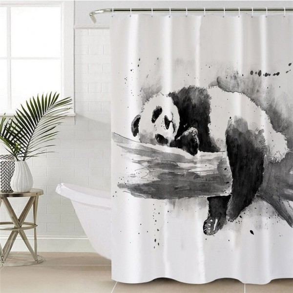 Panda - Print Shower Curtain UK