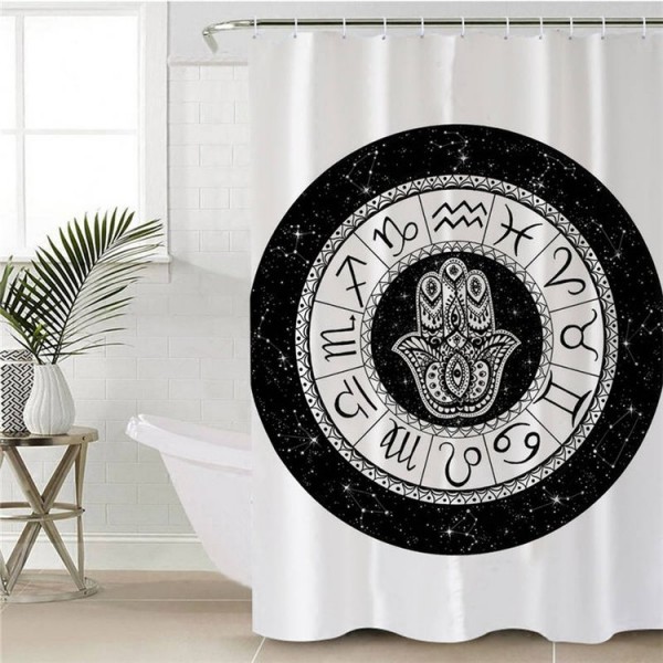 Kreis Sternzeichen - Print Shower Curtain UK