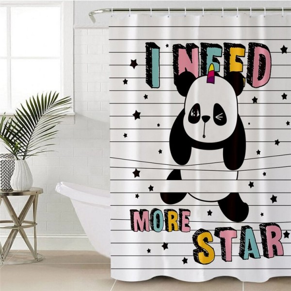 Panda - Print Shower Curtain UK