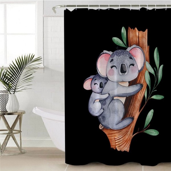 Koala Family - Print Shower Curtain UK