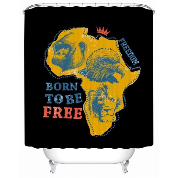 African - Print Shower Curtain UK