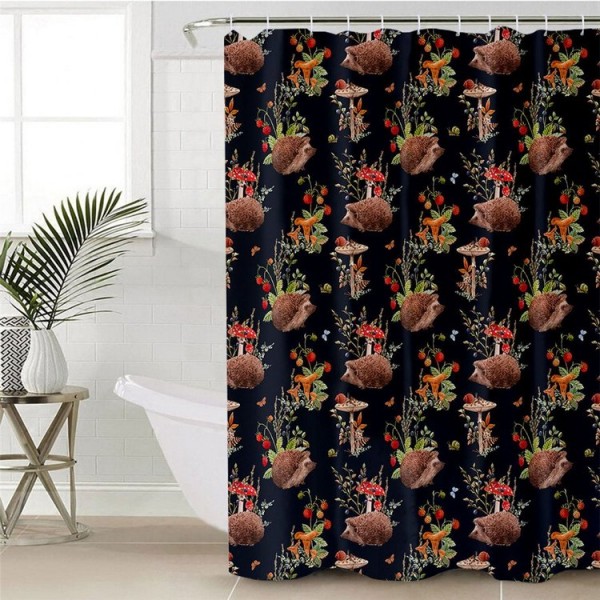 Hedgehog - Print Shower Curtain UK
