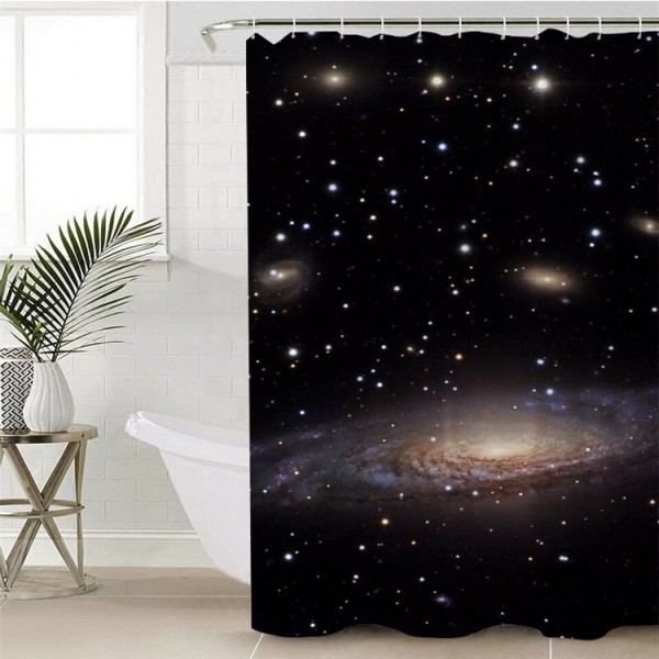 3D Galaxy - Print Shower Curtain UK