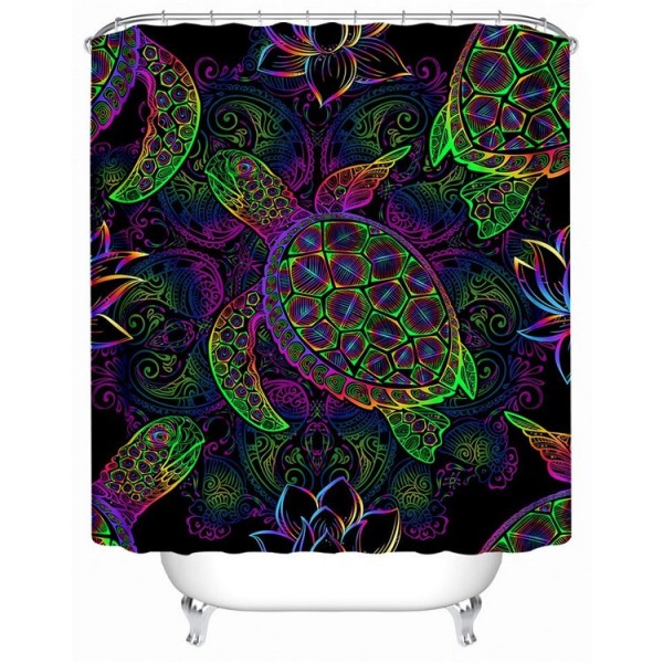 Sea Turtle - Print Shower Curtain UK