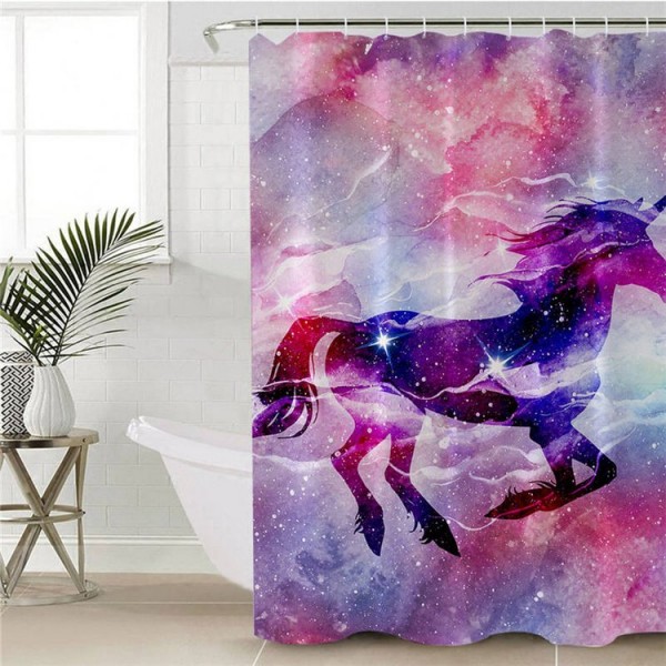 Unicorn - Print Shower Curtain UK