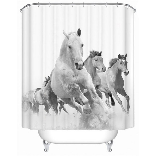 Horses - Print Shower Curtain UK