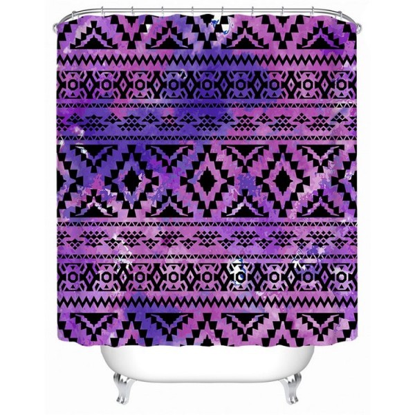 Geometric - Print Shower Curtain UK