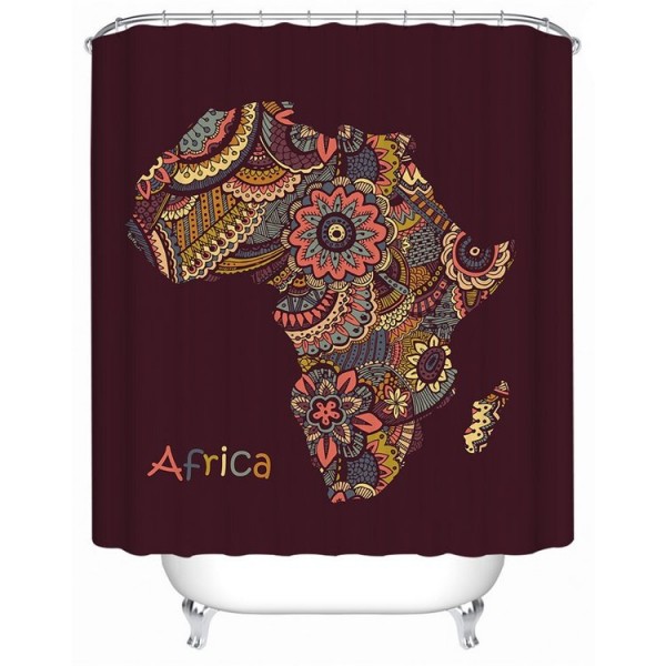 African - Print Shower Curtain UK