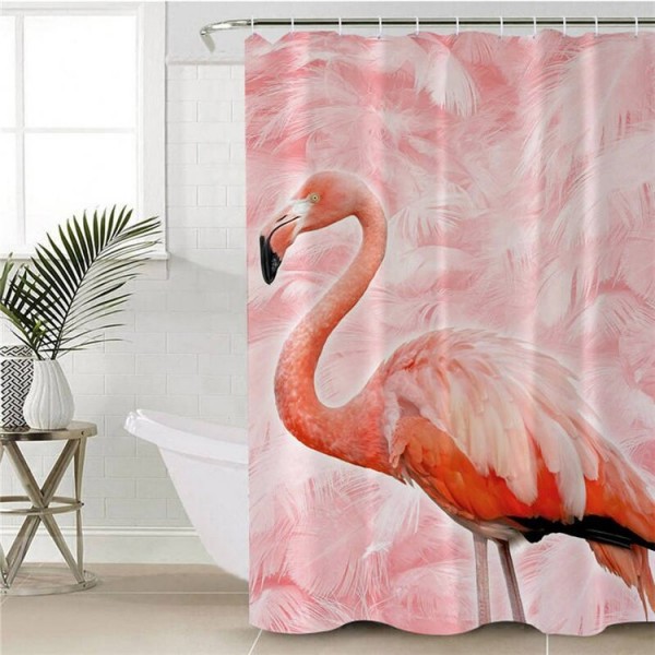 Flamingo - Print Shower Curtain UK