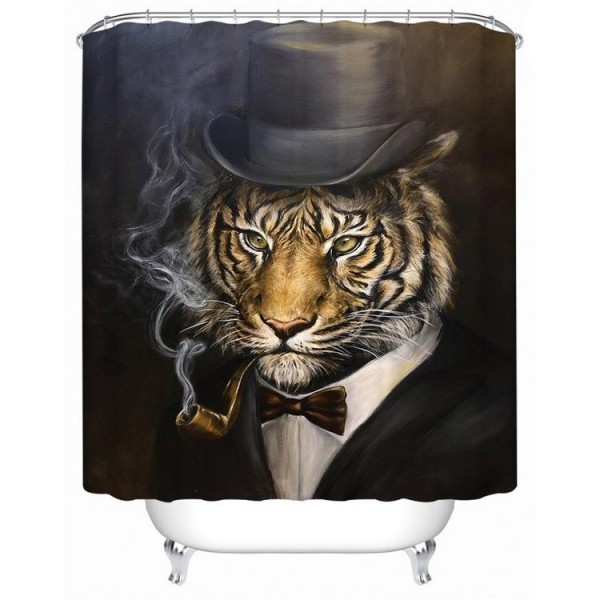 Tiger - Print Shower Curtain UK