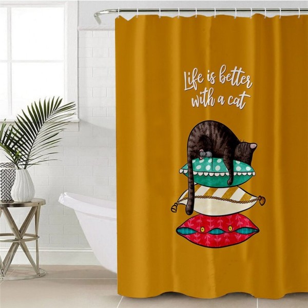 Cat Rat - Print Shower Curtain UK