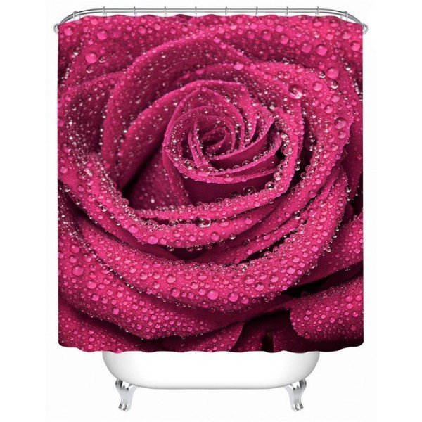 Colorful Roses - Print Shower Curtain UK