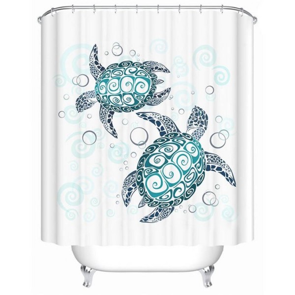 Sea Turtle - Print Shower Curtain UK