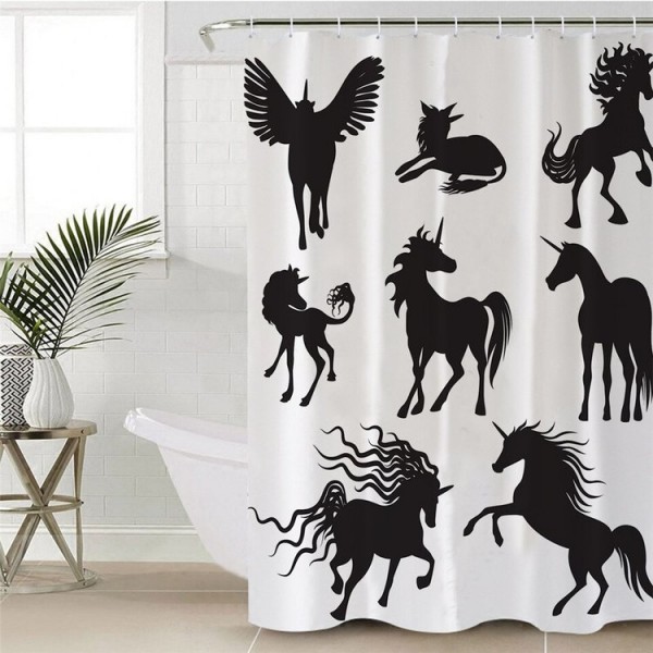 Unicorn - Print Shower Curtain UK