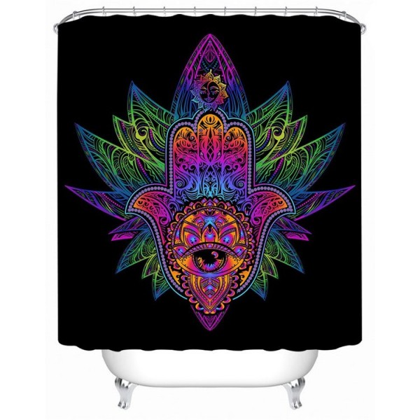 Hamsa Hand - Print Shower Curtain UK