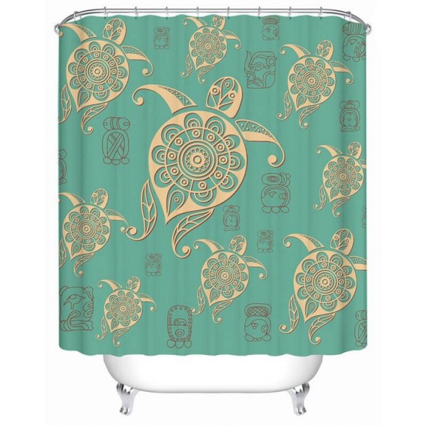 Sea Turtle - Print Shower Curtain UK