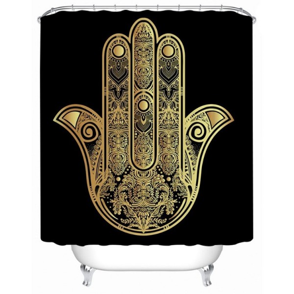 Hamsa Hand - Print Shower Curtain UK