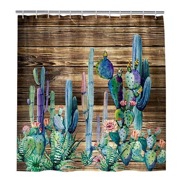 Cactus Flower - Print Shower Curtain UK