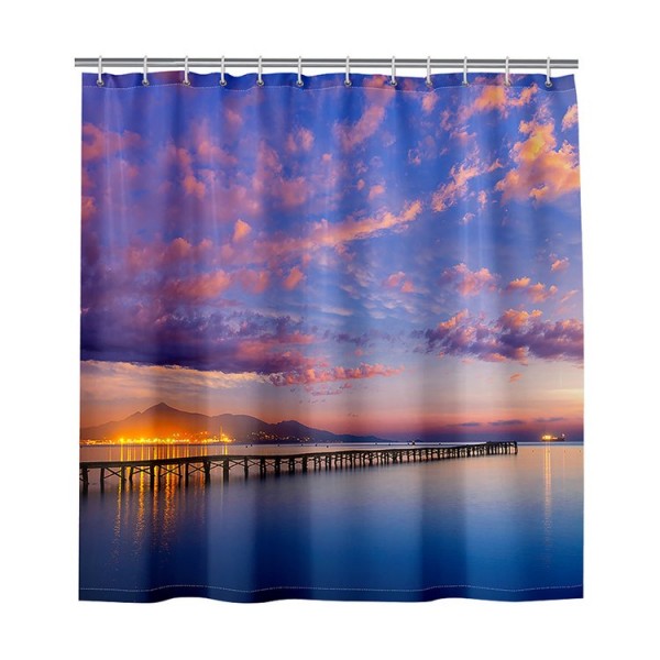 Sea Sunset - Print Shower Curtain UK