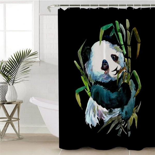 Panda - Print Shower Curtain UK